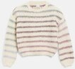 s.Oliver Longpullover Strickpullover Gestreifter Grobstrickpullover im Loose Fit