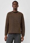 QS Longpullover Strickpullover Grobstrick-Pullover mit Waschung