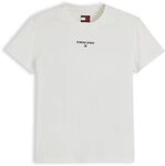 Tommy Jeans Rundhalsshirt TJW REG CLASSIC LOGO SS TEE Baumwollmischung