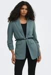 Longblazer ONLY "ONLKALINA 3/4 OPEN BLAZER CC TLR", Damen, Gr. 36, gr&uuml;n (balsam