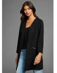 Laura Scott Longblazer mit Rei&szlig;verschl&uuml;ssen