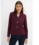 bonprix Jackenblazer mit Kelchkragen, bequeme Passform rot XL (50)