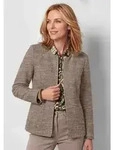 GOLDNER Jerseyblazer Kurzgr&ouml;&szlig;e: Jacke im Boucl&eacute;-Look Leichte Jerseyjacke aus