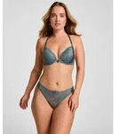 Hunkem&ouml;ller String Highleg Thong Viktoria blau XS