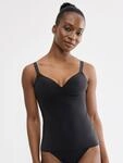 BH-Hemd SLOGGI "ZERO Feel 2.0 THE UP Bra Shirt", Damen, Gr. S, N-Gr, schwarz,...