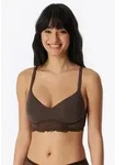 Schiesser Soft-BH Unique Premium feminine Spitze am Unterbrustband braun 75