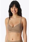 Soft-BH SCHIESSER "Unique Micro", Damen, Gr. 75, Cup A, beige (309, nougat),...