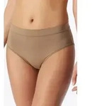 Schiesser Slip Unique Micro weicher Bund, elastische Wirkware braun 36