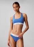 Tanga "THONG", Damen, Gr. XS (34), blau (poseidon blau), Jersey, Obermaterial: 53%