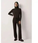 MADELEINE Schlupfhose Strickhose aus Schurwolle Gerades Bein, Bund mit Gummizug...