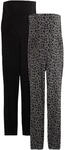 Umstandsleggings BONPRIX, Damen, Gr. 32/34 (XS), N-Gr, schwarz-wei&szlig; (schwarz,
