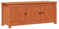 vidaXL Schuhschrank 110 x 38 x 45,5 cm Schuhschrank Wachsbraun 110x38x45,5 cm