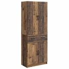 vidaXL Sideboard Schrankset 2 stk. Altholz Holzwerkstoff (2 St)
