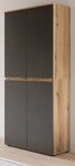Inn.Furn Mehrzweckschrank Assino (Garderoben- und Schuhschrank in Grau und...