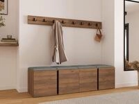 MIRJAN24 Garderoben-Set Orion VII, (Komplett-Set, 2x Schuhschrank, 2x