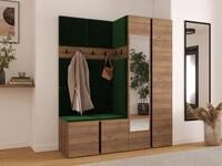 MIRJAN24 Garderoben-Set Orion XII, (Komplett-Set, Schrank, Schrank mit Spiegel,...