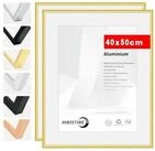LuxusKollektion Bilderrahmen-Set Bilderrahmen 40x50 Aluminium Acrylglas 2er Set...