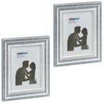 relaxdays Bilderrahmen-Set Bilderrahmen 15x20 cm 2er Set, f&uuml;r 2 Bilder (2 St),