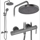 wohnwerk.idee Duscharmatur Duschset Grace Aufputz Regendusche Handbrause...