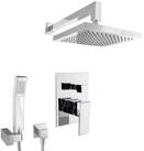 PaulGurkes Duscharmatur (Set, Duschsystem mit Armatur, Kopf- und Handbrause)