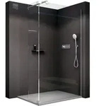 Bernstein Walk-in-Dusche NT109, 8mm ESG-Sicherheitsglas Nano-Beschichtung - Echtglas