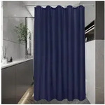 LuxusKollektion Duschvorhang Duschvorhang 120x200 blau Dunkelblau H200 x B120...