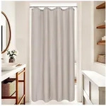 LuxusKollektion Duschvorhang Duschvorhang 120 x 200 Sandfarben H200 x B120 cm...