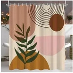 LuxusKollektion Duschvorhang Duschvorhang 180x180 Sonne Bl&auml;tter H180 x B180 cm...