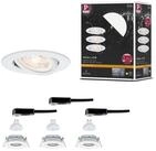 Paulmann LED Wandleuchte LED Einbauleuchte Nova Plus GU10 Flat IP65 93 mm 3x4,9W