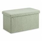 relaxdays Sitzbank aus Teddystoff (1-St), Salbei