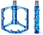 LuxusKollektion Plattformpedale Fahrradpedale Rennrad/MTB Blau Tarnmuster