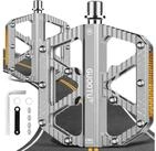 LuxusKollektion Plattformpedale Fahrradpedale Aluminium CNC Silber