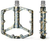 LuxusKollektion Plattformpedale Rennrad MTB Pedale Grau Tarnung 3 Lager CNC