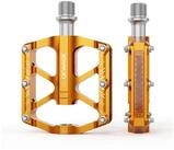 LuxusKollektion Plattformpedale Fahrrad Pedale Aluminium Gelb 9/16