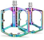 LuxusKollektion Plattformpedale Rennrad-/MTB-Pedale 3 Lager CNC Alu 9/16" Flat