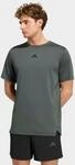 T-Shirt ADIDAS PERFORMANCE "D4T ESSENTIALS", Herren, Gr. XXL, gr&uuml;n (legend ivy),