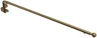 INTERDECO Schwenkstange Cassina, ausziehbar, Wandmontage, Metall, Messing...