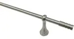 GARDINIA Gardinenstange Set Metall, &Oslash; 19 mm, 1-l&auml;ufig, Fixma&szlig;, mit Bohren,