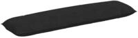 vidaXL R&uuml;ckenkissen R&uuml;ckenkissen Schwarz 200 x 19 x 50 cm Stoff, 1-tlg.