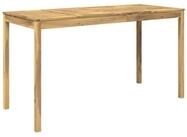 vidaXL Gartentisch Gartenbar-Tisch Wei&szlig; 196 x 80,5 x 105 cm Massivholz (1-St)