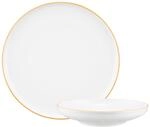 Geschirr-Set SELTMANN WEIDEN "Tafelservice Sento Home Pure Lines 12-tlg.", wei&szlig;
