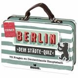 Moses. Verlag Spiel St&auml;dte Quiz mit 75 Fragen Wissensspiel in Metalldose