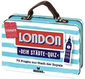 Moses. Verlag Spiel St&auml;dte Quiz mit 75 Fragen Wissensspiel in Metalldose