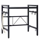 osoltus M&uuml;lleimer K&uuml;chenregal verstellbar L.40-60 cm x T36 cm x H46 cm schwarz