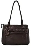 HARBOUR 2nd Schultertasche Urban Poets, Leder braun