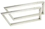 SO-TECH&reg; Wandregalhalter Waschtischkonsole Wandkonsole, 2-tlg., TWK500 vorne