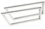 SO-TECH&reg; Wandregalhalter Waschtischkonsole Wandkonsole, 2-tlg., TWK500 vorne