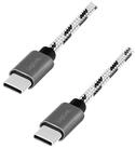 LogiLink LOGILINK USB 2.0 Typ-C Kabel-Set CU0200 Alu, Nylon USB-Kabel