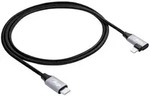 Akyga Akyga USB-Kabel USB-C&reg; Stecker, Apple Lightning Stecker 1.00 m Schwa