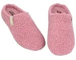 Beck Damen Pantoffel Jule im Teddy-Look Hausschuh zum Schlupfen